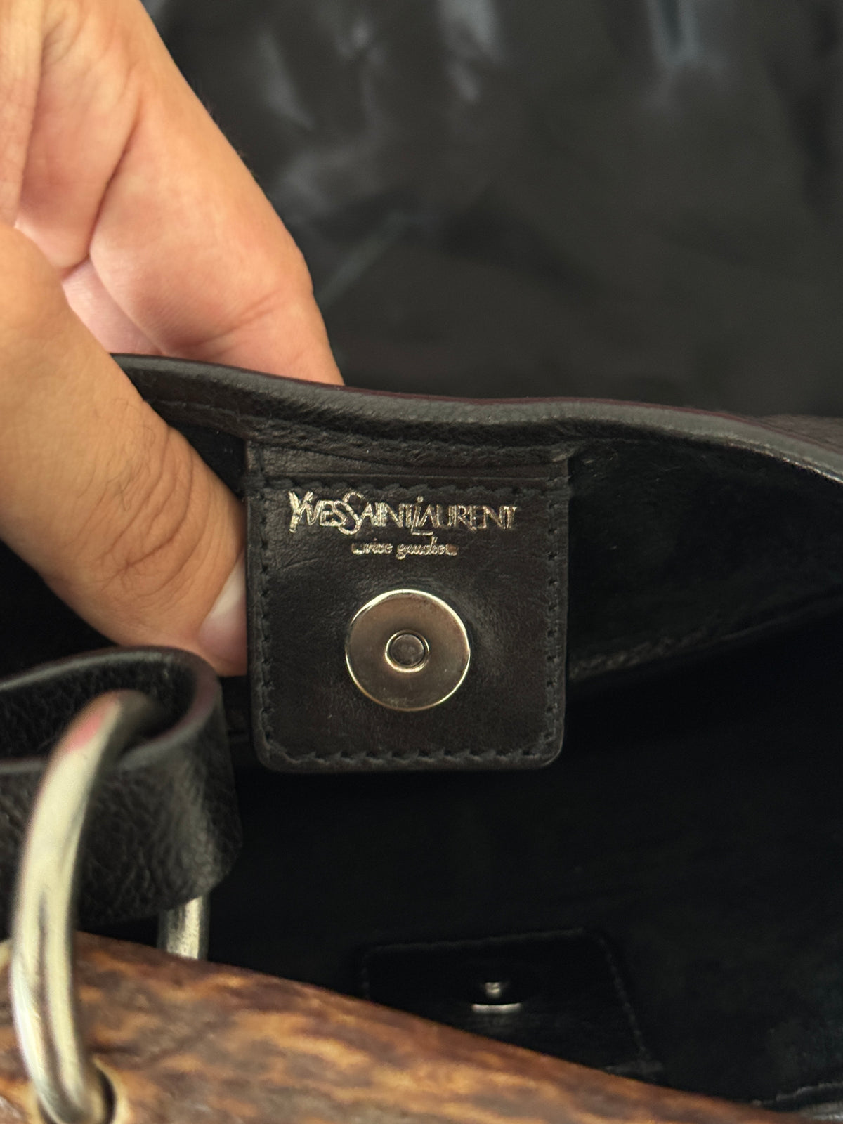 Yves Saint Laurent Nano Mombasa in Black