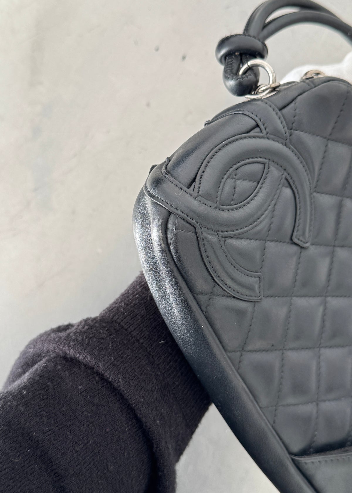 Chanel Cambon Shoulder Bag in Black