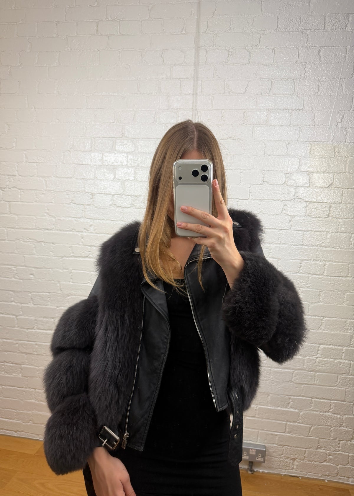 FOX x LEATHER JACKET