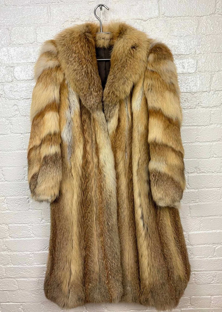 GOLDEN FOX FUR COAT
