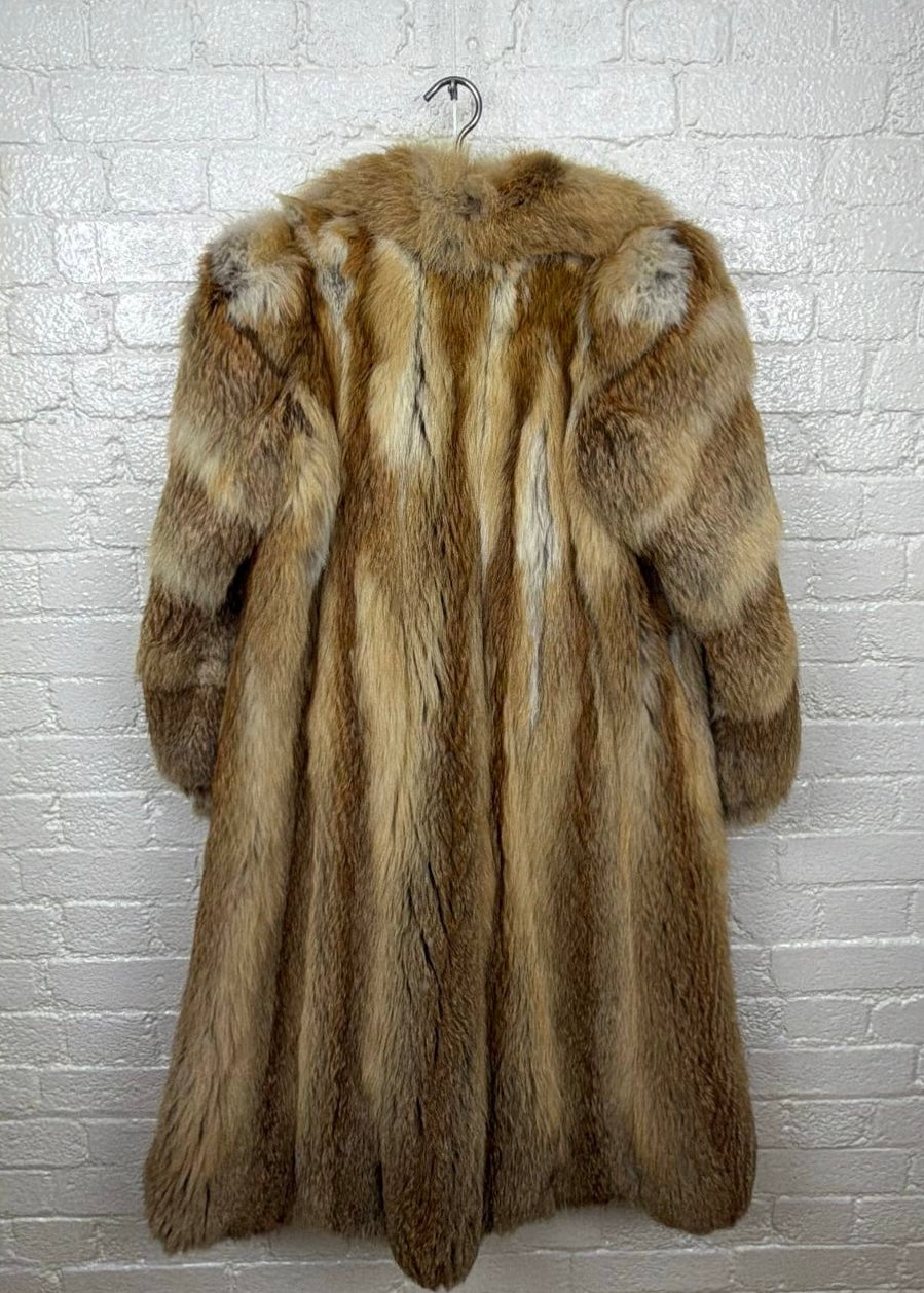 GOLDEN FOX FUR COAT