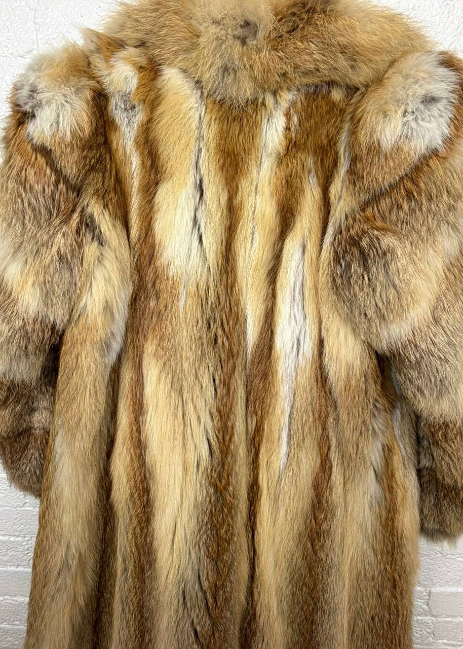 GOLDEN FOX FUR COAT