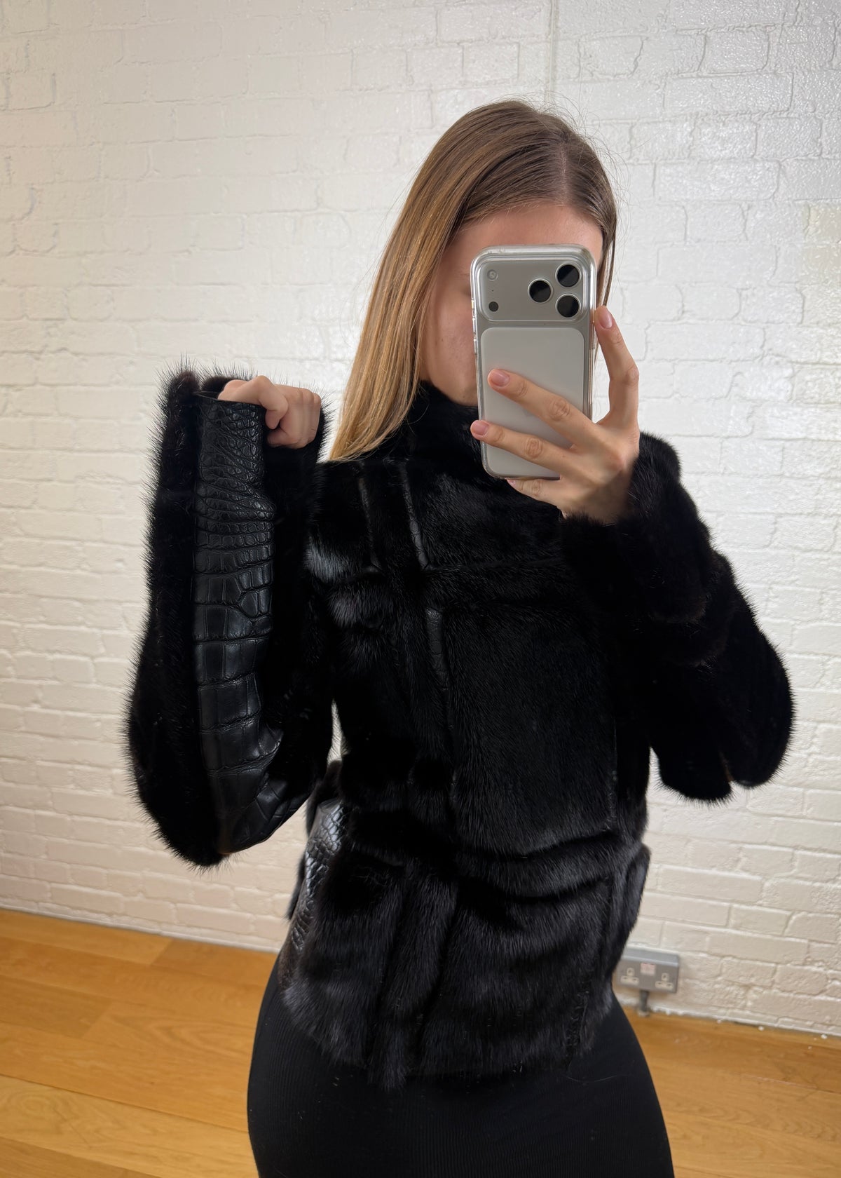 GUCCI MINK x CROCODILE