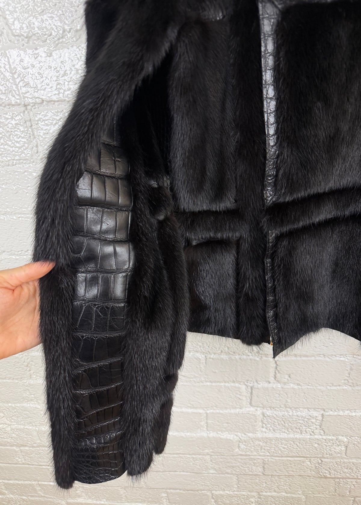 GUCCI MINK x CROCODILE