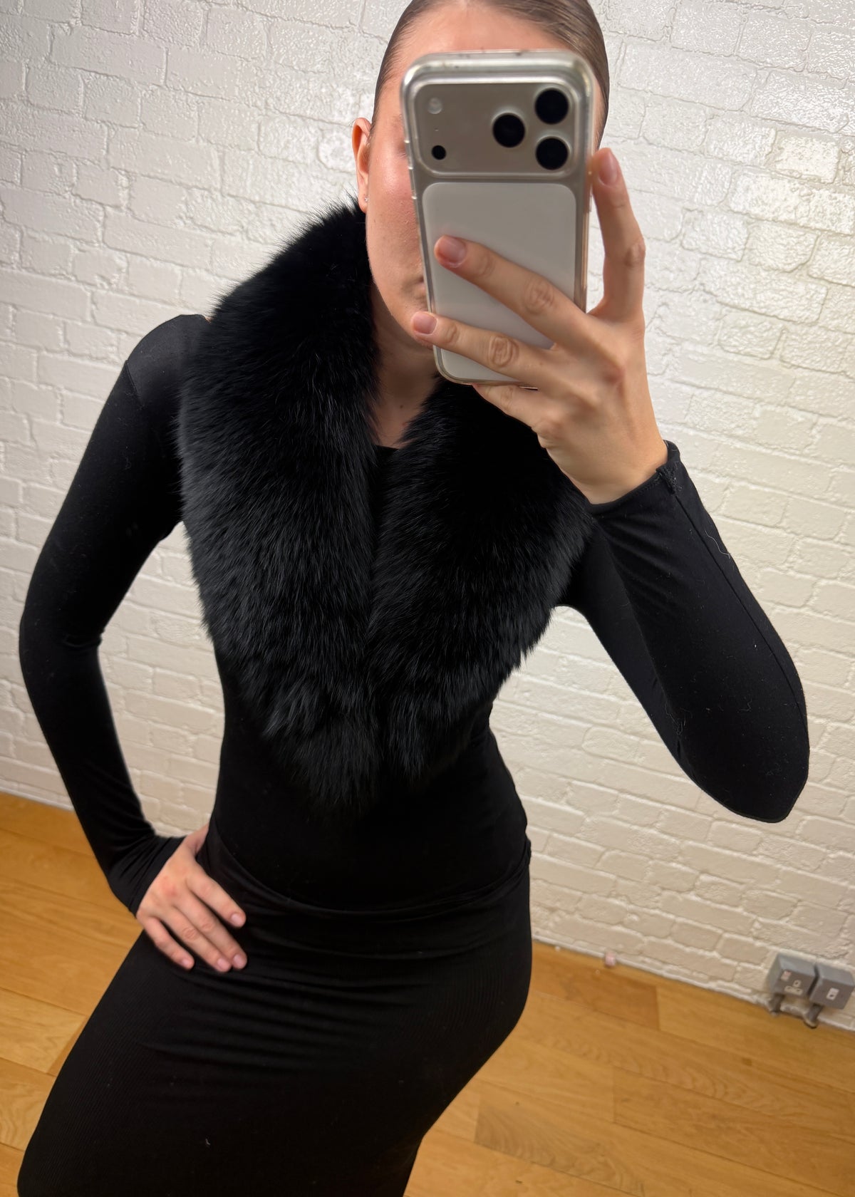 BLACK FOX COLLAR