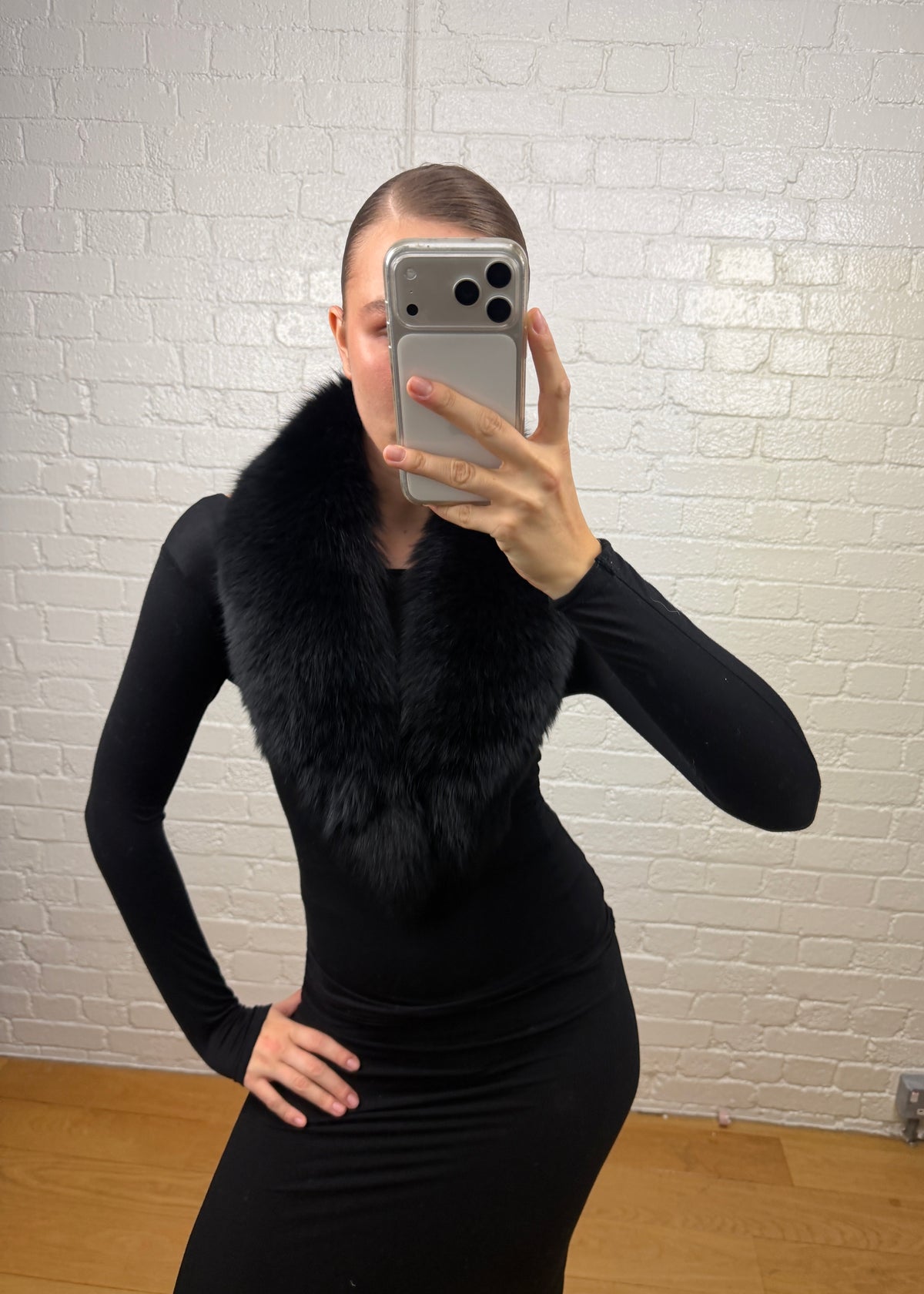 BLACK FOX COLLAR