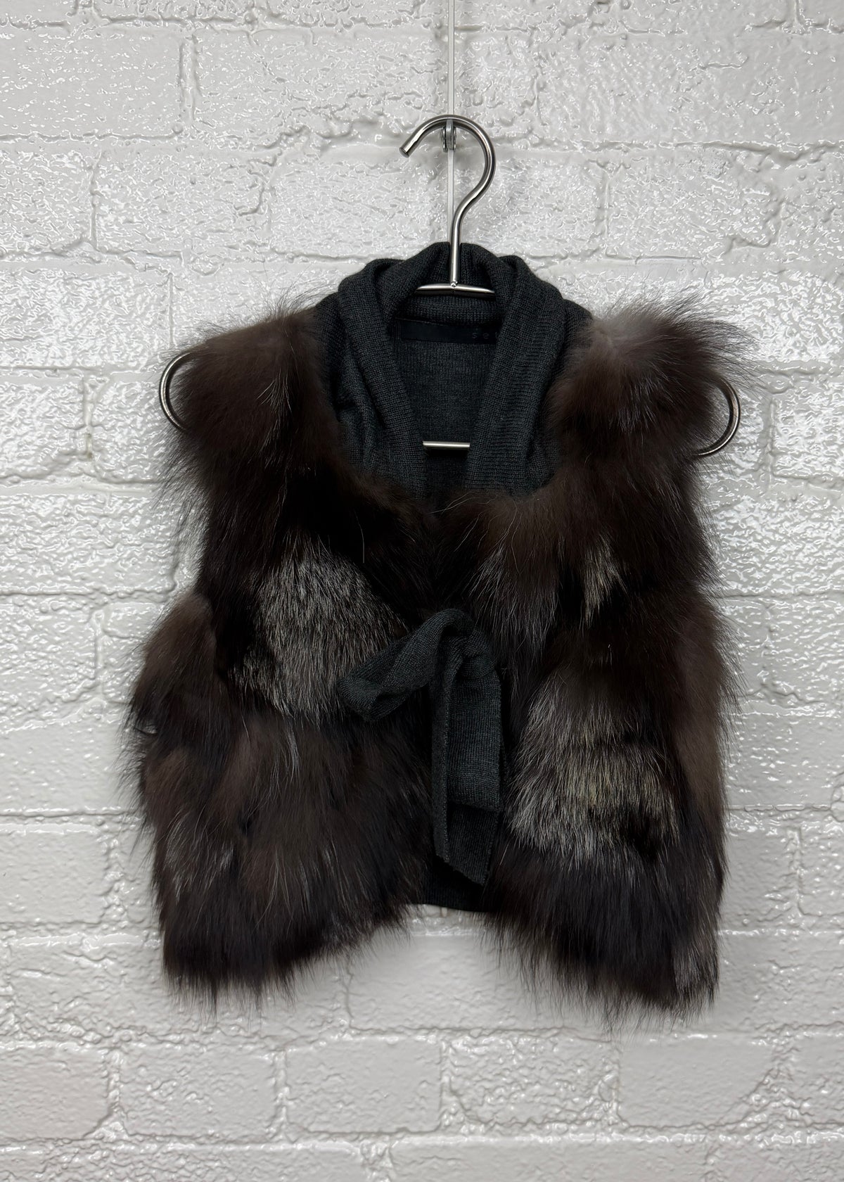 CROPPED FOX GILET