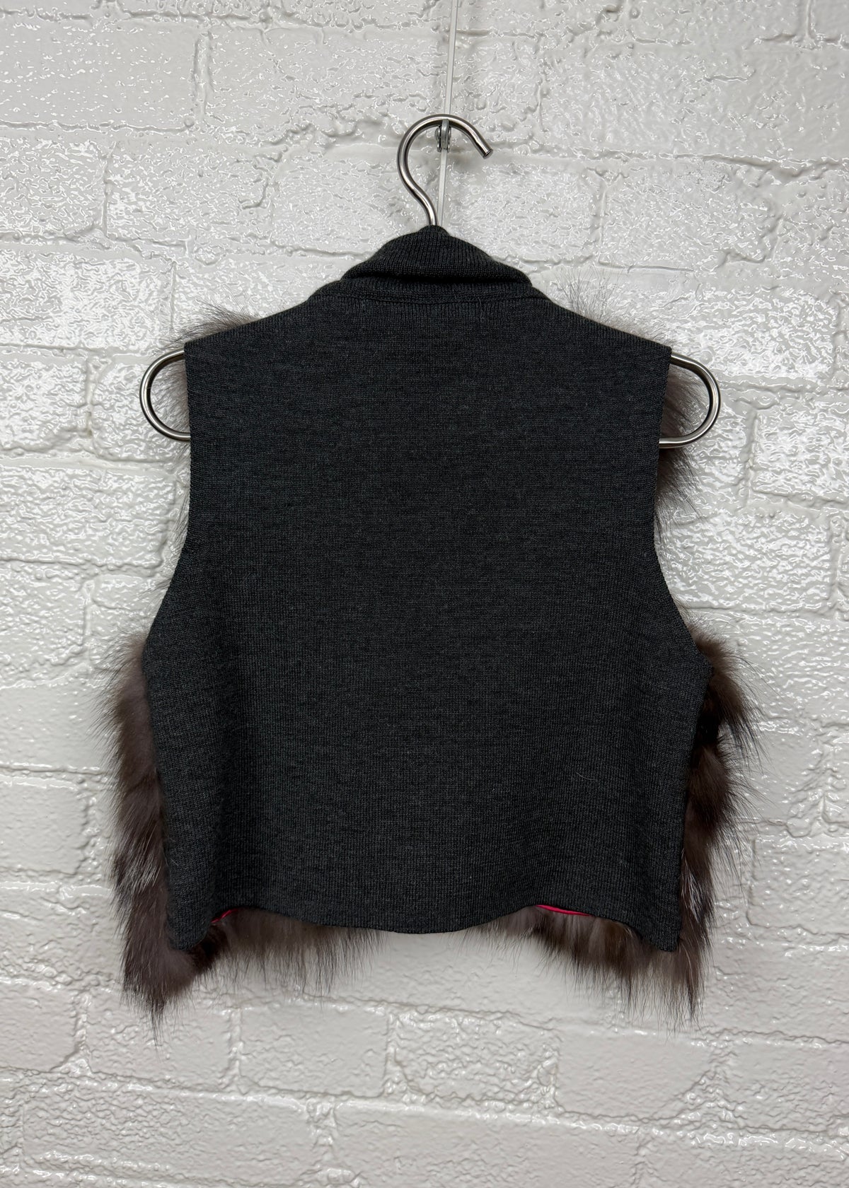 CROPPED FOX GILET